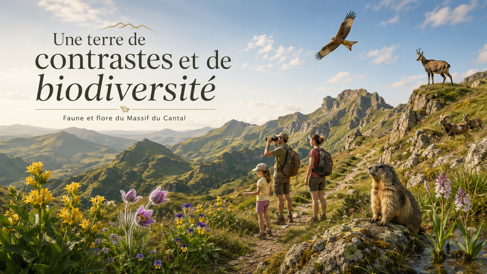 Immersion au cœur du Cantal : Une odyssée naturelle en famille au sein du plus grand volcan d'Europe